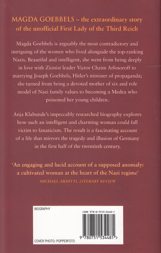 Бумажная книга «Magda Goebbels», автор Аня Клабунде - фото №1