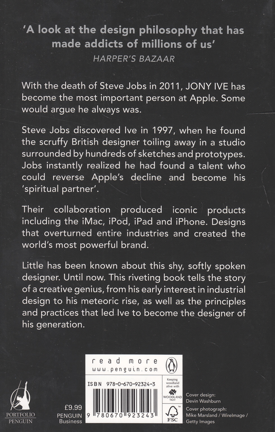 Бумажная книга «Jony Ive: The Genius Behind Apple's Greatest Products», автор Линдер Кани - фото №1