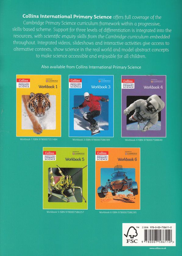 [object Object] «Collins International Primary Science 2 Workbook» - фото №2 - миниатюра