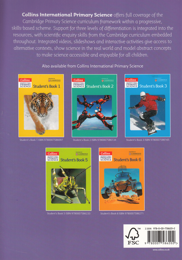 Бумажная книга «Collins International Primary Science 4. Student's Book », авторов Карен Моррисон, Трейси Бэкстер, Сунетра Берри - фото №1
