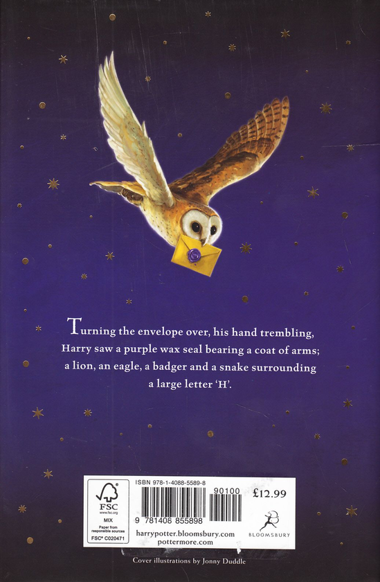 Бумажная книга «Harry Potter and the Philosopher's Stone», автор Джоан Роулинг - фото №1