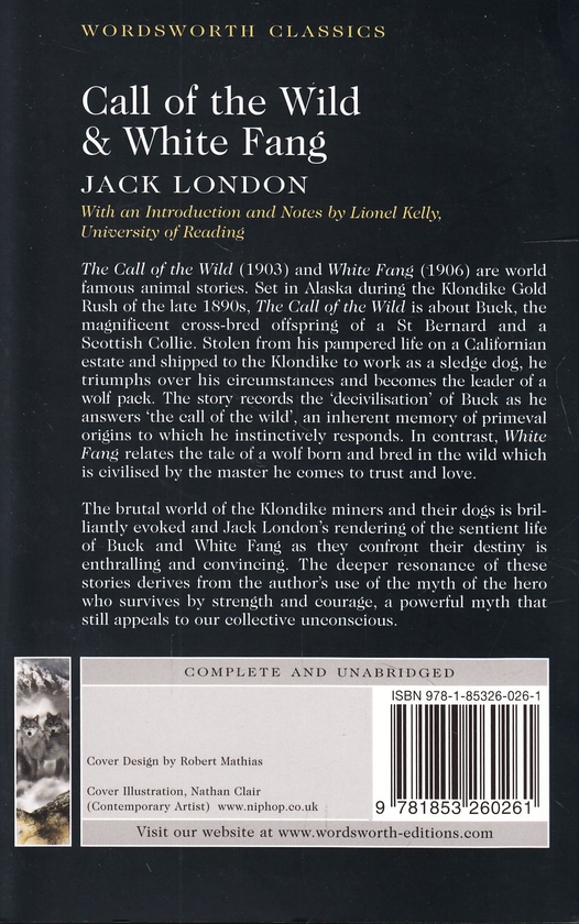 Паперова книга «Call of the Wild & White Fang», автор Джек Лондон - фото №1