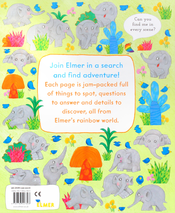 Бумажная книга «Elmer Search and Find», автор Дэвид Макки - фото №1