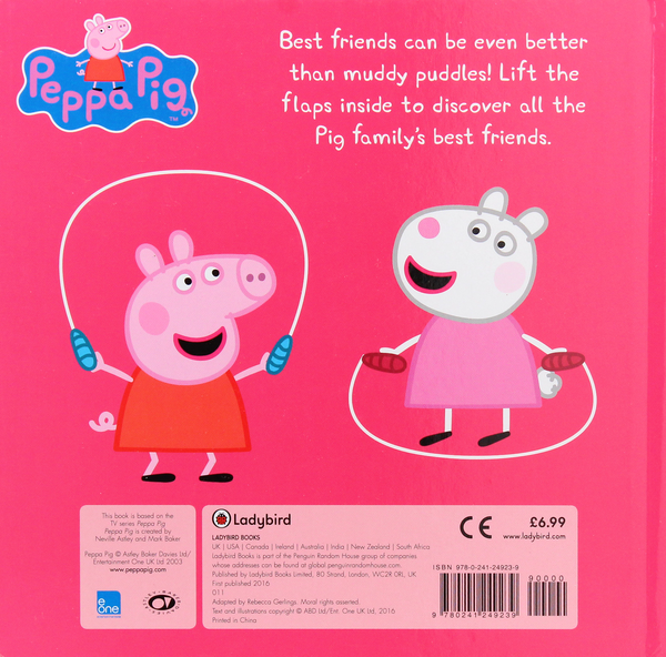 Бумажная книга «Peppa Pig. Best Friends. A Lift-the-Flap Book», автор Ребекка Герлингс - фото №1