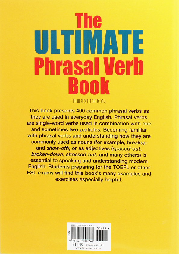 Паперова книга «Ultimate Phrasal Verb Book», автор Карл Гарт - фото №1