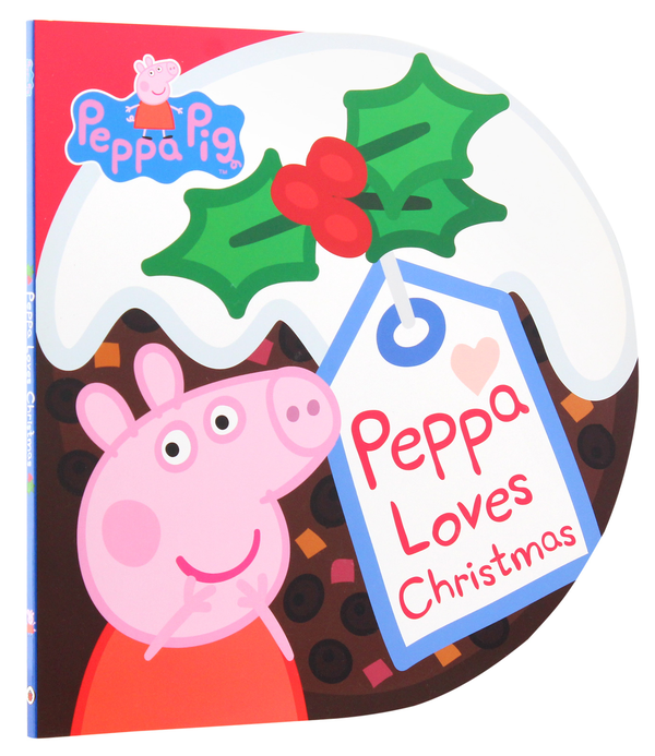 Паперова книга «Peppa Pig. Peppa Loves Christmas», автор Лорен Холовейті - фото №1