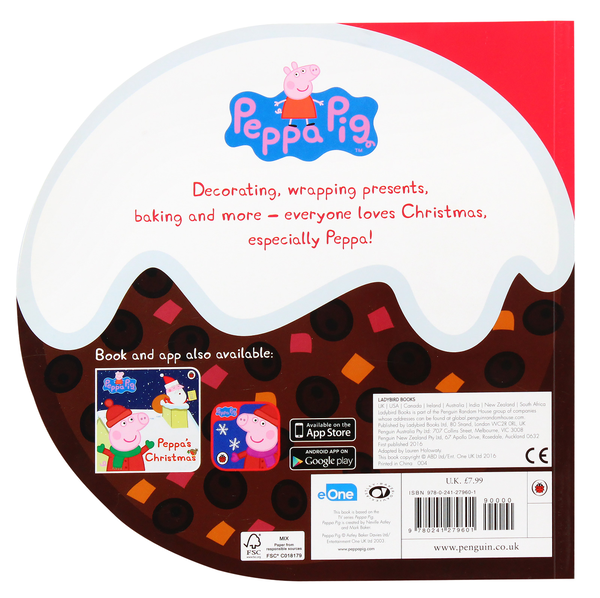 Паперова книга «Peppa Pig. Peppa Loves Christmas», автор Лорен Холовейті - фото №1