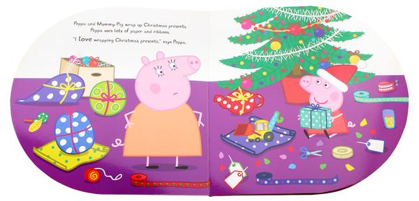Паперова книга «Peppa Pig. Peppa Loves Christmas», автор Лорен Холовейті - фото №1