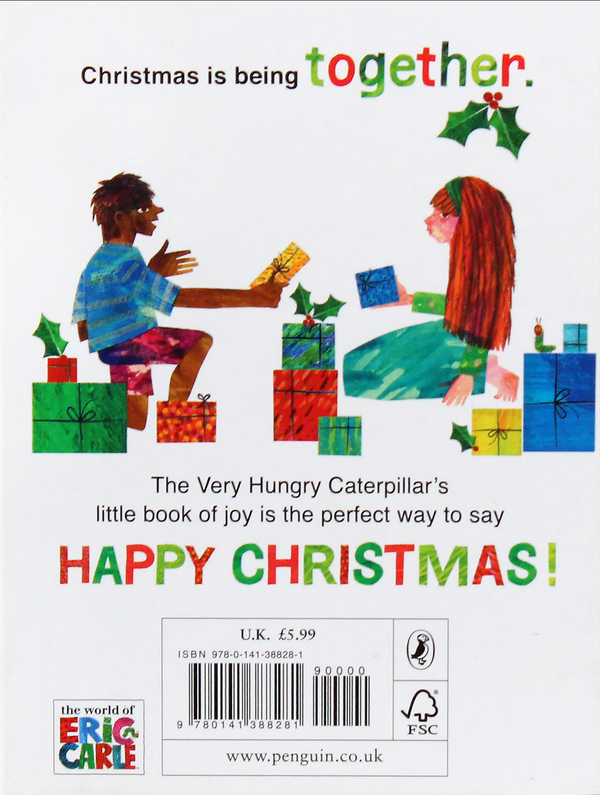 Паперова книга «Happy Christmas from the Very Hungry Caterpillar», автор Ерік Карл - фото №1
