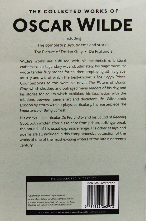 Паперова книга «The Collected Works of Oscar Wilde», автор Оскар Вайлд - фото №1