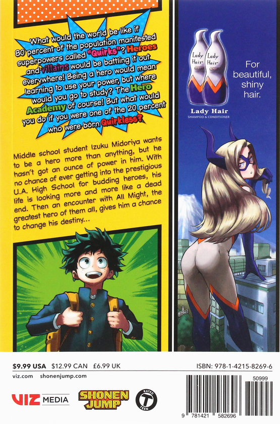 Паперова книга «My Hero Academia. Volume 1», автор Кохей Хорікоші - фото №1