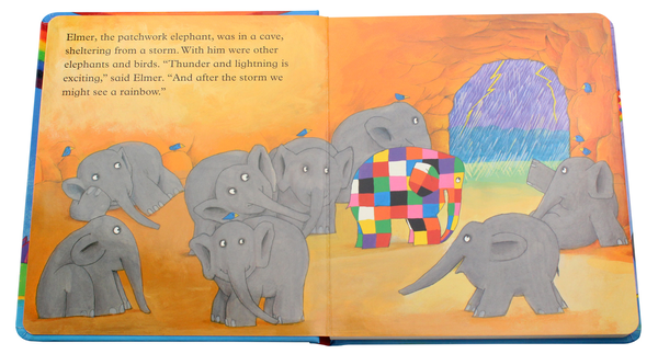 Паперова книга «Elmer and the Rainbow», автор Девід Маккі - фото №1
