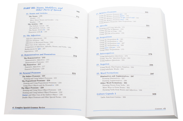 Паперова книга «Complete Spanish Grammar Review», автор Уільям Харві - фото №1