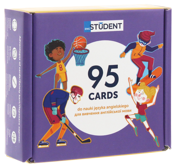 Книга Спорт та дозвілля. 95 карток для вивчення англійської...