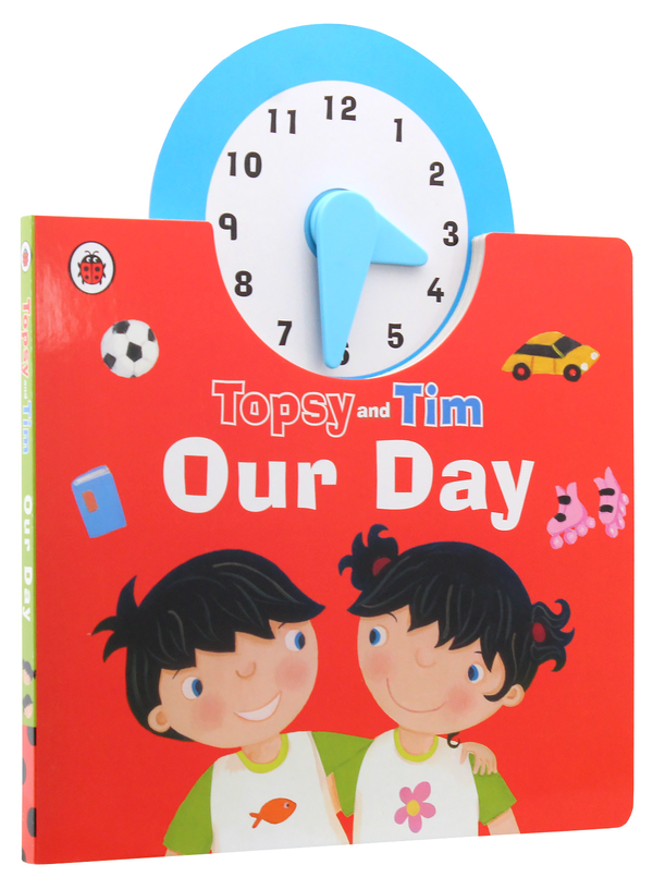 Бумажная книга «Topsy and Tim. Our Day. Clock Book», авторов Джин Адамсон, Гарет Адамсон - фото №1