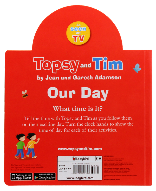 Бумажная книга «Topsy and Tim. Our Day. Clock Book», авторов Джин Адамсон, Гарет Адамсон - фото №1