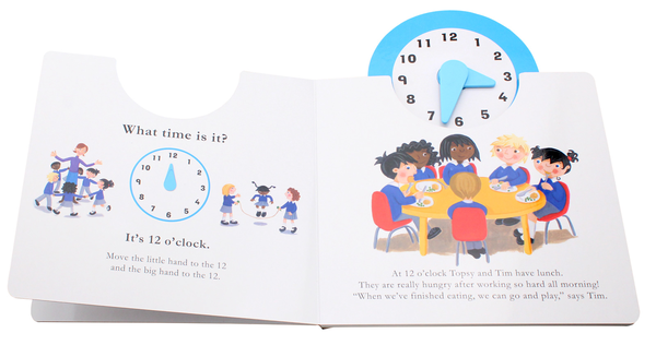 Бумажная книга «Topsy and Tim. Our Day. Clock Book», авторов Джин Адамсон, Гарет Адамсон - фото №1