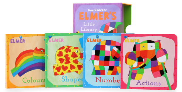 Бумажная книга «Elmer’s Little Library», автор Дэвид Макки - фото №1