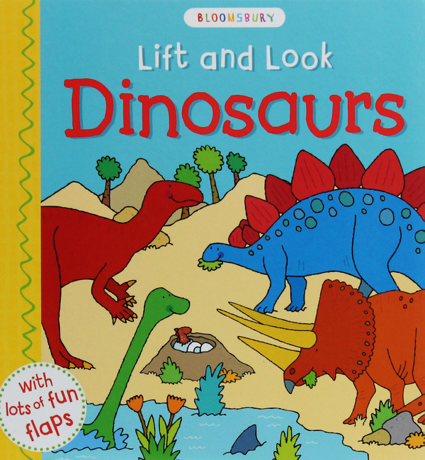 Паперова книга «Lift and Look. Dinosaurs», автор Саймон Абботт - фото №1
