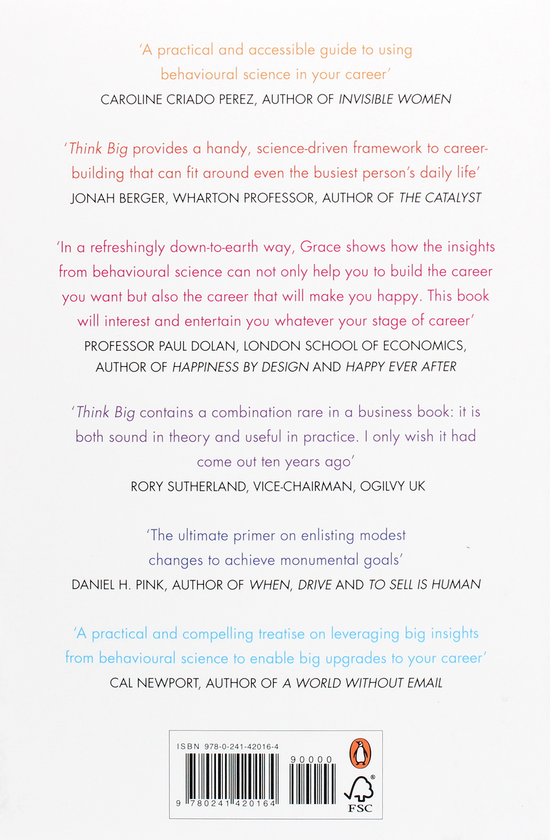 Паперова книга «Think Big. Take Small Steps and Build the Future You Want», автор Ґрейс Лорден - фото №1