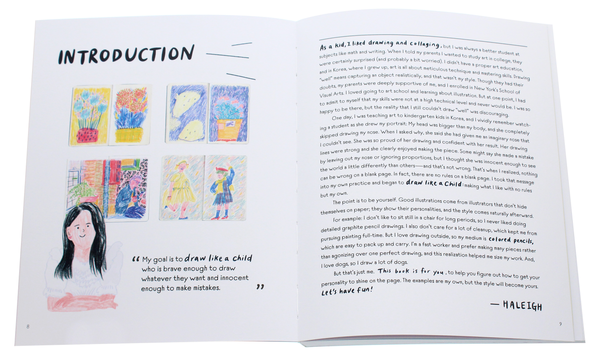 Бумажная книга «Draw Like a Child. Take Chances, Make Mistakes, Find Your Artistic Style!», автор Хейли Мун - фото №1