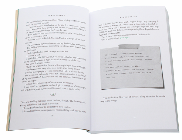 Паперова книга «Greenlights», автор Меттью Макконахі - фото №1