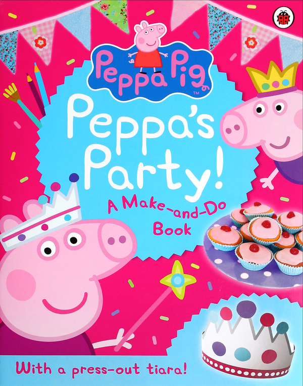Паперова книга «Peppa Pig. Peppa’s Party. A Make-and-Do Book», автор Сью Ніколсон - фото №1