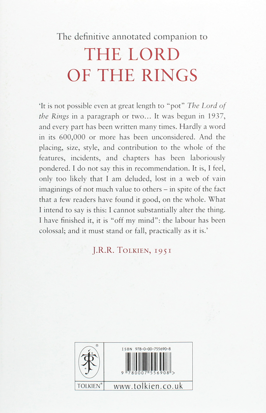 Бумажная книга «The Lord of the Rings. A Reader's Companion», авторов Уэйн Г. Хэммонд, Кристина Скалл - фото №1