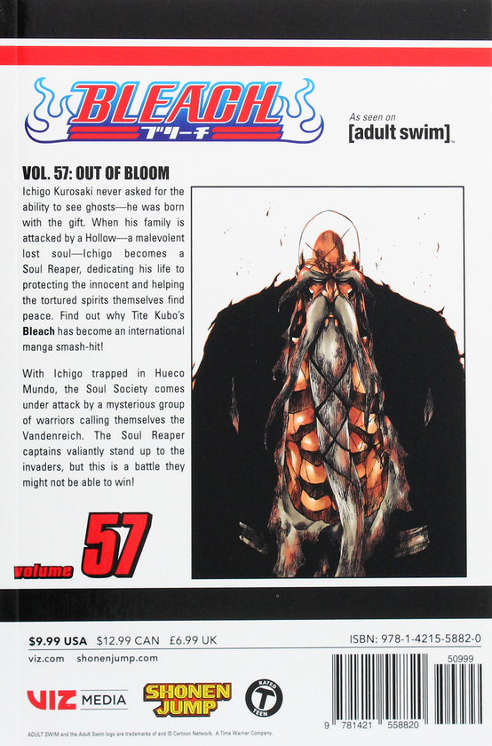 Бумажная книга «Bleach. Volume 57», автор Тайто Кубо - фото №1