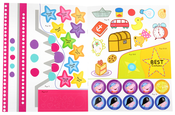 Паперова книга «Peppa Pig. Peppa’s Party. A Make-and-Do Book», автор Сью Ніколсон - фото №1