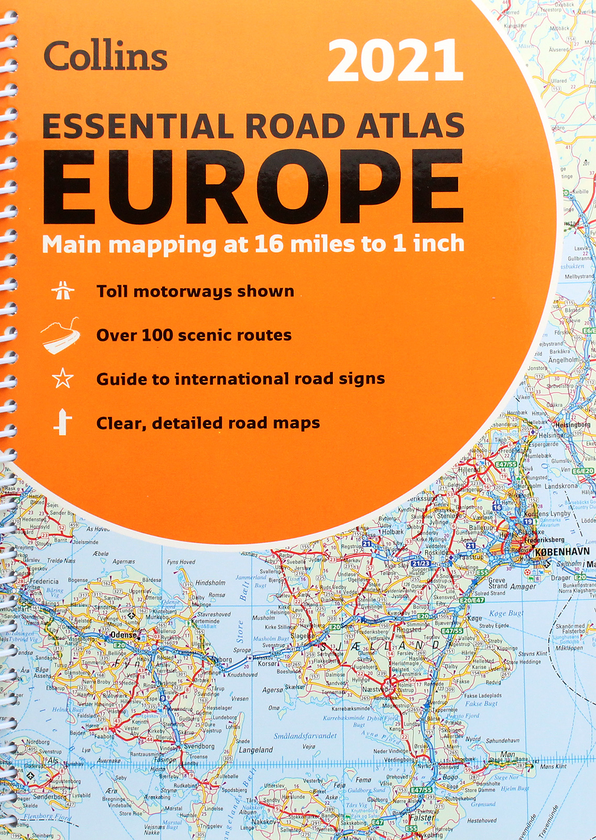 Паперова книга «2021 Collins Essential Road Atlas Europe» - фото №1