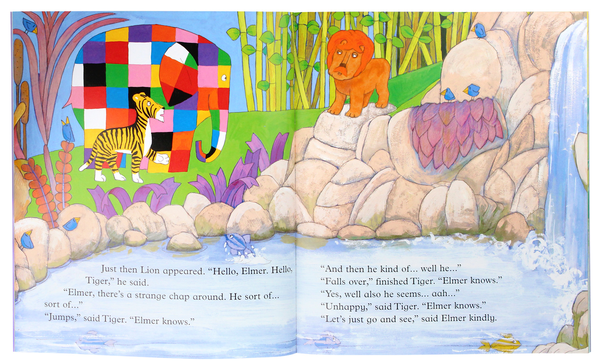 Паперова книга «Elmer and the Stranger», автор Девід Маккі - фото №1