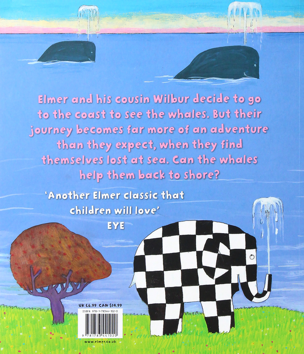 Бумажная книга «Elmer and the Whales», автор Дэвид Макки - фото №1
