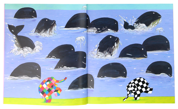 Бумажная книга «Elmer and the Whales», автор Дэвид Макки - фото №1