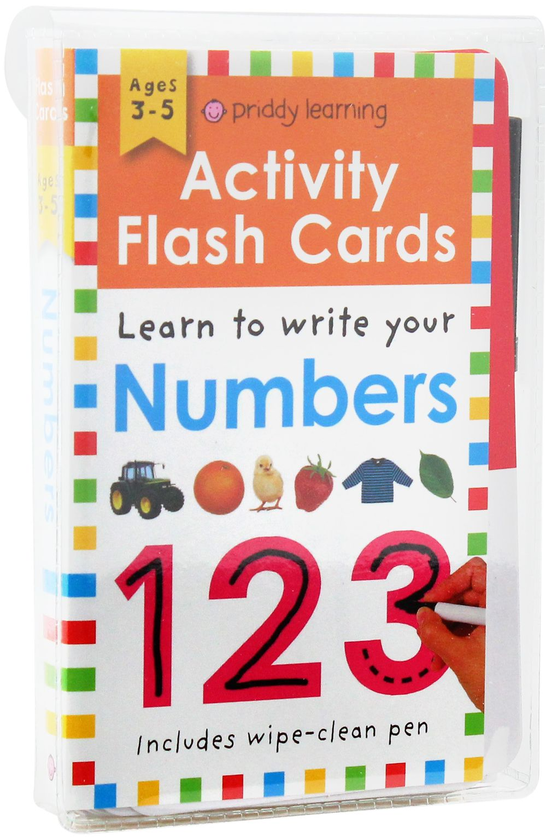 [object Object] «Activity Flash Cards Numbers (+ with a wipe clean pen)», автор Роджер Прідді - фото №1