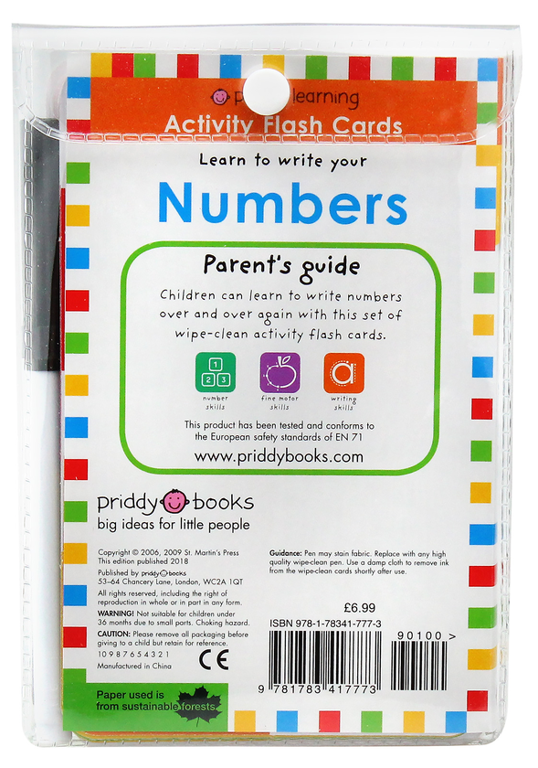 [object Object] «Activity Flash Cards Numbers (+ with a wipe clean pen)», автор Роджер Прідді - фото №3 - мініатюра