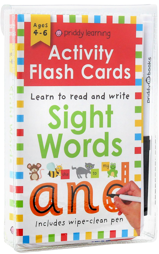 Бумажная книга «Activity Flash Cards Sight Words (+ with a wipe clean pen)», автор Роджер Придди - фото №1