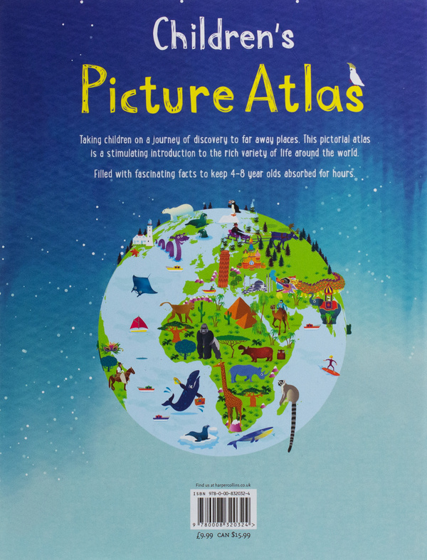 Бумажная книга «Collins Children's Picture Atlas» - фото №1