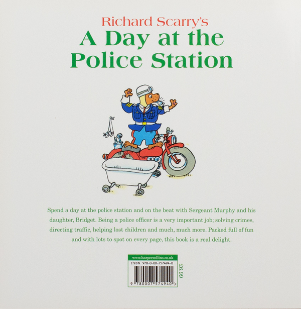 Бумажная книга «A Day at the Police Station», автор Ричард Скарри - фото №1