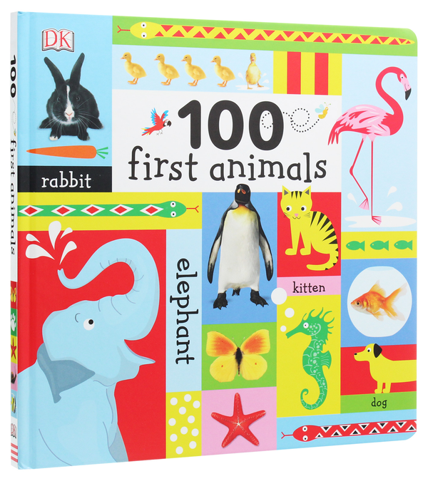 Паперова книга «100 First Animals», автор Доун Сіретт - фото №1