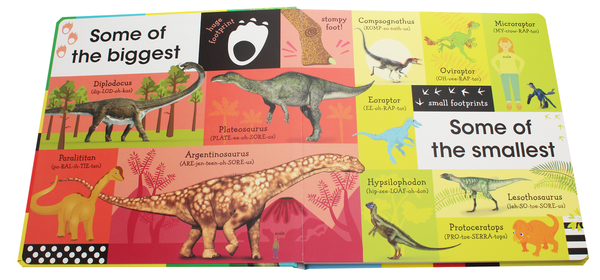 Паперова книга «100 First Dinosaur Words», автор Доун Сіретт - фото №1
