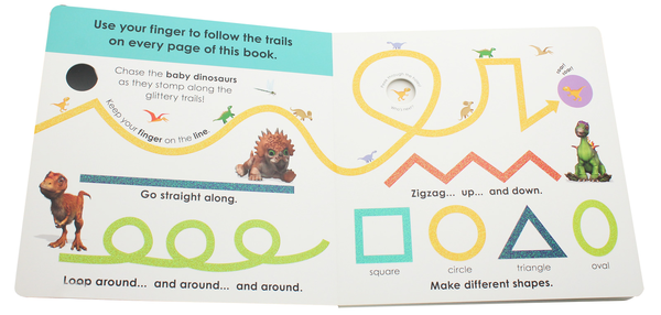 Бумажная книга «Baby Dinosaurs. Follow the Trail», автор Доун Сиретт - фото №1