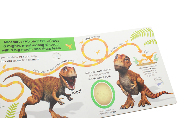 Бумажная книга «Baby Dinosaurs. Follow the Trail», автор Доун Сиретт - фото №1