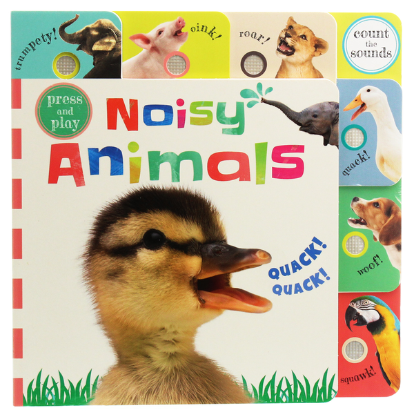 Бумажная книга «Press and Play. Noisy Animals» - фото №1