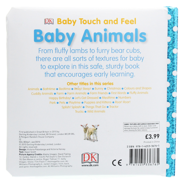 Бумажная книга «Baby Touch and Feel. Baby Animals», автор Доун Сиретт - фото №1