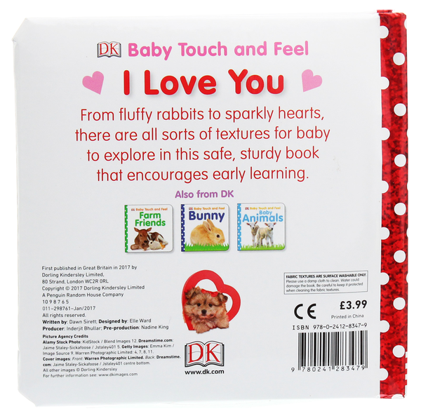 Бумажная книга «Baby Touch and Feel. I Love You», автор Доун Сиретт - фото №1