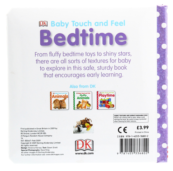Бумажная книга «Baby Touch and Feel. Bedtime», автор Доун Сиретт - фото №1