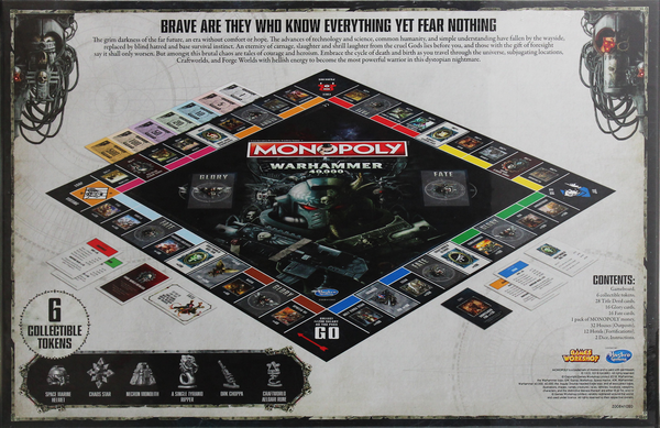 «Настольная игра Hasbro Monopoly Warhammer 40000 (5036905035484)», бренда Hasbro - фото №1