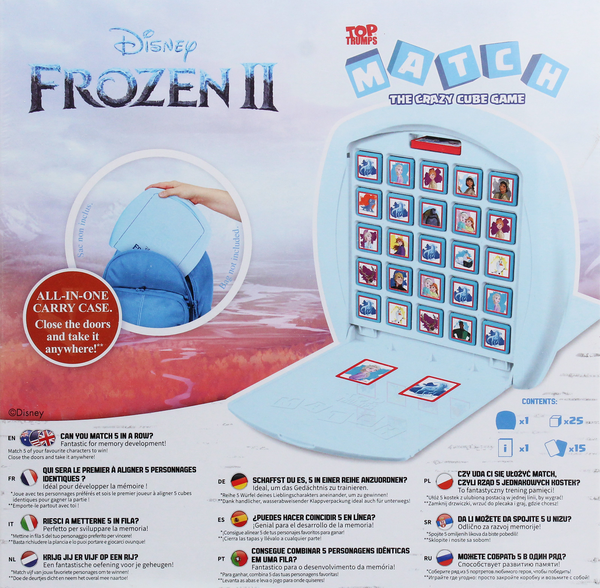  «Настольная игра Winning Moves Top Trumps Match Frozen 2 (5036905036597) », бренда Winning Moves - фото №1