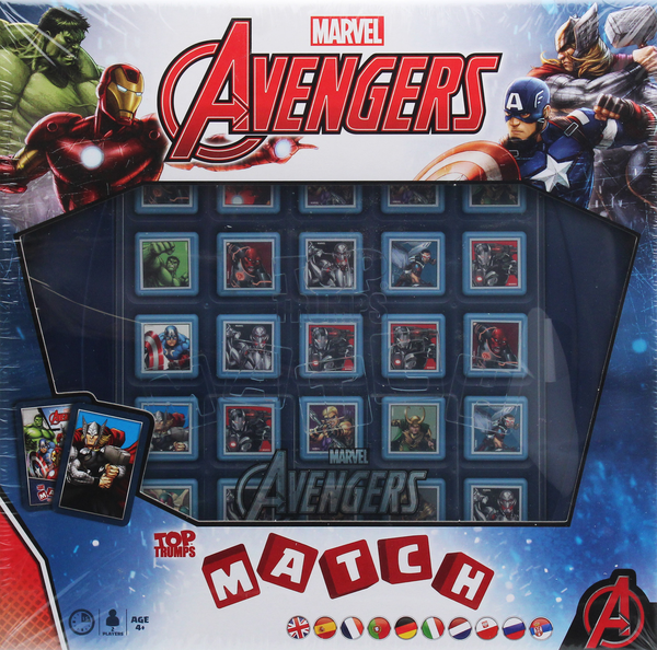  «Настольная игра Winning Moves Top Trumps Match Marvel Avengers (5036905028691) », бренда Winning Moves - фото №1